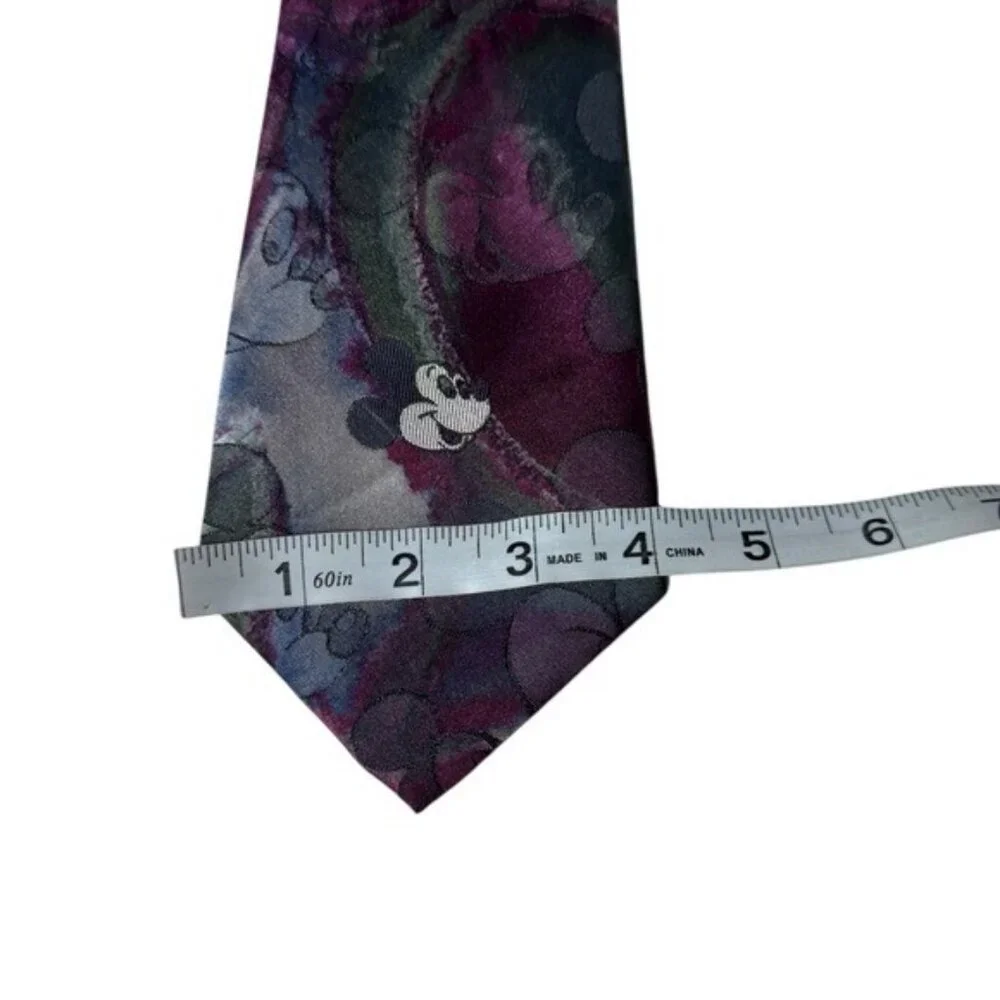 Vintage Cervantes Disney Silk Tie Mickey Mouse Abstract Artsy‎ Career Formal